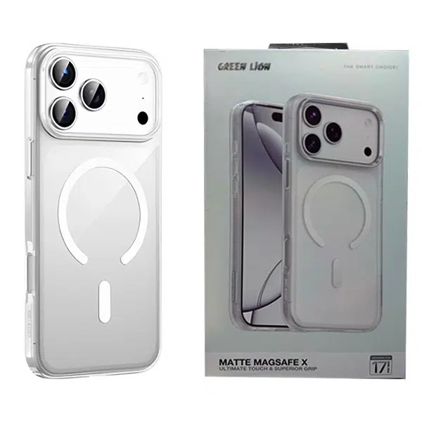 کاور گرین لاین مدل Matte Magsafe X مناسب برای گوشی موبایل اپل iPhone 17 Pro Max